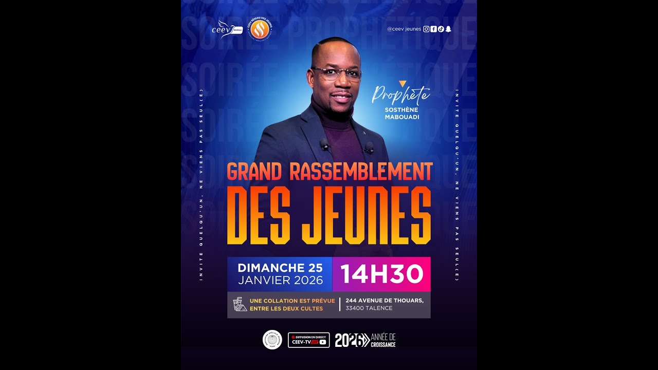 Grand rassemblement de la jeunesse (RDJ) – [CEEV.TV | Eglise ...
