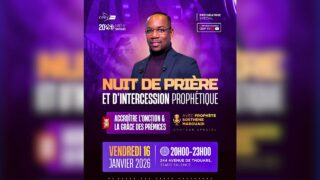 Nuit de prière et d&rsquo;intercession prophétique I Prophète Sosthène MABOUADI