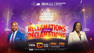 Nuit de prière et d&rsquo;intercession prophétique I Prophète Sosthène   et Pasteur Nina MABOUADI