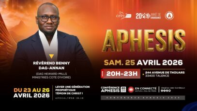 Conférence APHESIS J3 PLENIERE | Rév. Benny DAG-ANNAN