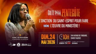 Culte spécial Pentecôte I Pasteure Johanna OUANZIN