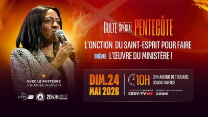 Culte spécial Pentecôte I Pasteure Johanna OUANZIN
