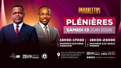 Conférence PARAKLETOS : 3ème plénière Prophétique J4 |  Prophète Djo Grâce MWENZE
