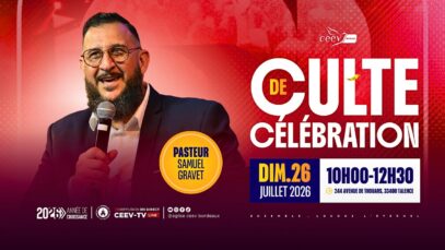 Culte de Célébration I Pasteur Evangéliste Samuel GRAVET