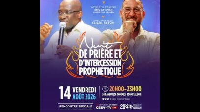 Nuit de prière et d&rsquo;intercession prophétique I Pasteur  Samuel Gravet