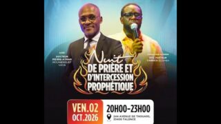 Nuit de prière et d&rsquo;intercession prophétique | Docteur Pierre-Aymar MOUNIENGUET VAVA